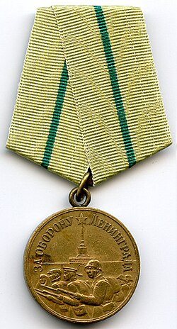 Medal for the Defence of Leningrad